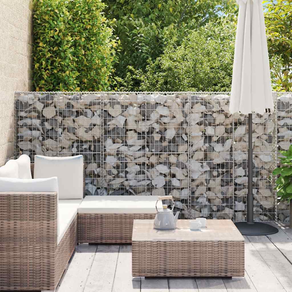 vidaXL Panier de gabion Acier galvanisé 300x30x100 cm