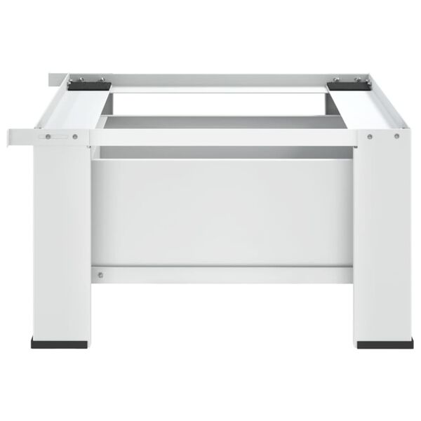 vidaXL Socle pour machine à laver avec tiroir Blanc