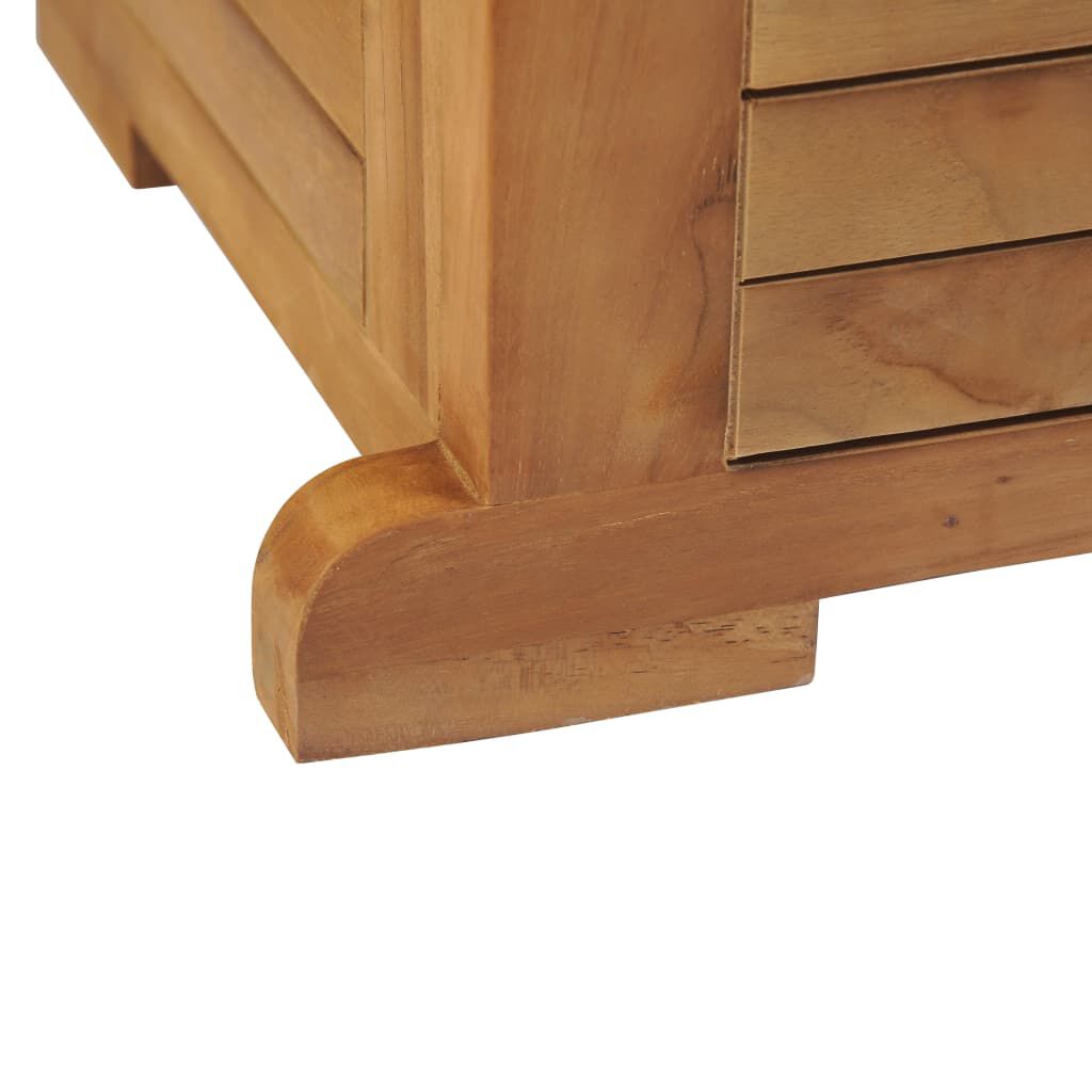 vidaXL Table pliable de bar 155x53x105 cm Bois de teck solide