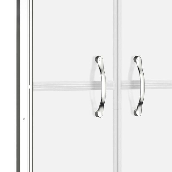 vidaXL Porte de douche ESG demi-dépoli 76x190 cm