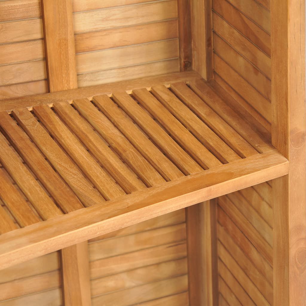 vidaXL Table pliable de bar 155x53x105 cm Bois de teck solide