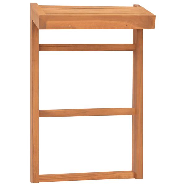 vidaXL Porte-serviettes 2 pcs Bois de teck massif