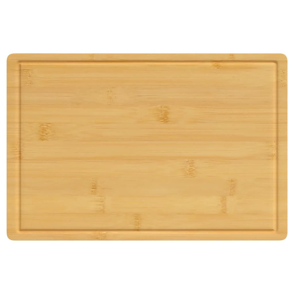 vidaXL Planche à découper 30x20x1,5 cm bambou